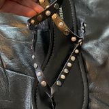 EXPRESS black and silver gladiator style sandals Photo 0