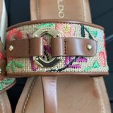 ALDO Minyara Slip On Open Toe Wedge Sandal Size 6 Photo 0