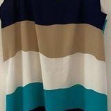 Style Rack S by Striped Spaghetti Strap Mini Flowy Dress Women's Sz M Photo 0