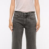 Abercrombie & Fitch Curve Love Low Rise Baggy Jean in Gray Size 27 or 4 Long Photo 0