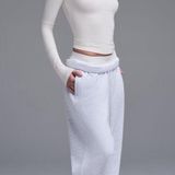 SKIMS COTTON JERSEY LONG SLEEVE T-SHIRT Color marble Photo 0