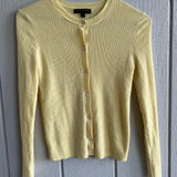 Banana Republic  Merino Extra Fine Wool Cardigan Butter Yellow Women’s Size S Photo 0