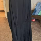 Lavender Brown Silky Black Romper Photo 0