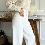 ZARA NWOT‼️ BLOGGERS FAVORITE ZW THE MARINE STRAIGHT JEANS US 4/ EUR 36 Photo 0