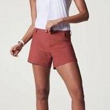 Spanx Sunwashed red 4" Sunshine Shorts Size XL NEW Photo 0