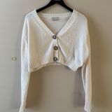 Urban Outfitters white cropped cardigan S Photo 0