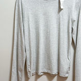 Abercrombie & Fitch  skimming tee long sleeve light gray tshirt cotton small NWT Photo 0