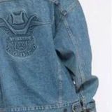 Vintage American Born Winston Rodeo Jean Jacket Blue Size XL Photo 0