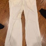 Kenar White Wide Leg Cotton Beach Pants Photo 0