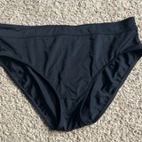 Croft & Barrow Black High Waisted Bikini Bottoms Photo 0
