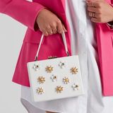 White Daisy Floral Purse Photo 0