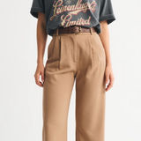 Abercrombie & Fitch A&F Sloane Tailored Wide Leg Pant Photo 0