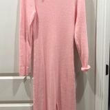 Pink Lily Pink Turtleneck Midi Sweater Dress Photo 0