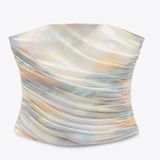 ZARA strapless tulle top - Photo 0