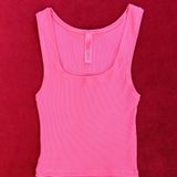 SKIMS  cotton rib tank in sugar pink size S Photo 0