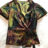 Lafayette 148 Silk wrap blouse, 12 Photo 0