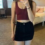 Tilly's Tilly’s Black Corduroy Mini Skirt Photo 0