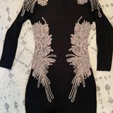 Aryeh Black Sweater Dress Photo 0