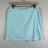 Peter Millar Womens E4 Wicking 50UPF Skort L Blue Golf Core Tennis Prep Active Photo 0