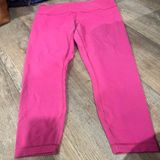 Lululemon  hot pink cropped leggings 18 Photo 0