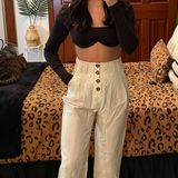 Joie Silk & Linen Pants Photo 0