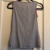 Nautica | Navy Blue & White Patterned Tank Top XS Photo 0