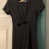 Mossimo Supply Co Black T-shirt Dress Photo 0