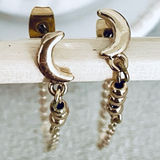Charming Charlie Crescent moon + chain Photo 0