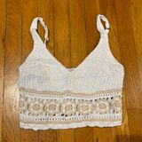 Hollister Floral Crochet Knit Tank Top Photo 0