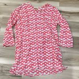 Roberta Roller Rabbit  Pink White Light Cotton Tunic Coverup Women’s Large Photo 0