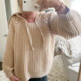 Ruby and Jenna  Knit Pullover Hoodie Photo 0