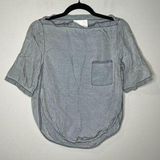 3.1 Phillip Lim 🌺  grey silk blend boat neck blouse Photo 0