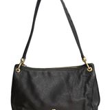 Coach Black Pebbled Leather Mia Shoulder Bag Purse F73196 Photo 0