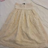 ZARA Cream Crochet Dress Photo 0