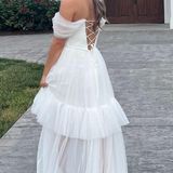 Selfie Leslie  White Maxi Dress Photo 0