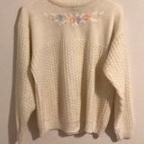 Apostrophe Floral crewneck sweater white Photo 0