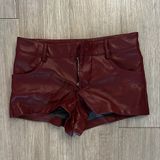 We Wore What  micro leather shorts Photo 0