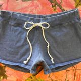 Brandy Melville navy blue tie lounge shorts Photo 0