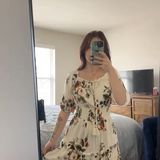 Justify Floral Patterned Knee Length Dress Photo 0