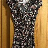 Candie's Candie’s Multicolor Floral Micro-sleeve w Asymmetrical Ruffle Photo 0