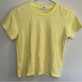 AGOLDE  YELLOW TEE SZ XS Photo 0