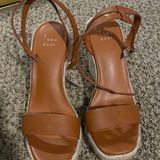 A New Day Tan Wedge Sandals Photo 0