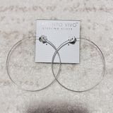 Argento Vivo Sterling Silver Hoop Earnings Photo 0