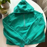 Lululemon  Scuba Oversized 1/2 Zip Hoodie Maldives Green Photo 0