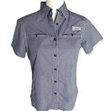 Habit  Ladies Lochpoint Gingham Print Short Sleeve Button Up Shirt Photo 0