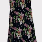 kim rogers  Floral Maxi Skirt Large Boho Y2K Whimsigoth Fairy Cottage Girly Pink Photo 0