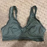 Aerie Olive Green Lace Bralette Photo 0
