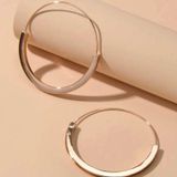 Simple Gold Hoop Earrings Photo 0