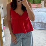 Mink Pink Red Top Photo 0
