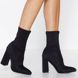 Nasty Gal Black Sock Boots Photo 0